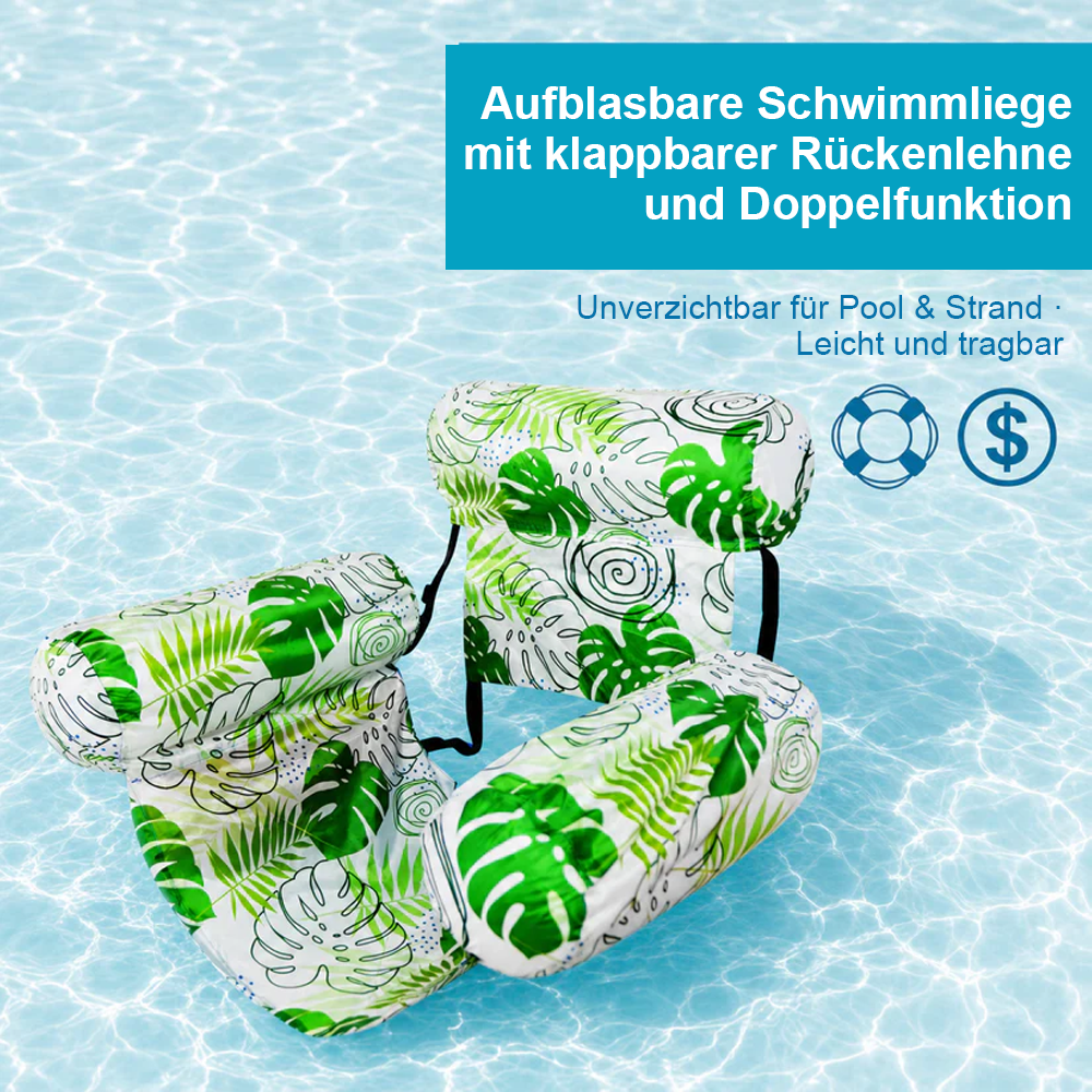 🔥Heißer Sale – 50% Rabatt💺🌴 Aufblasbarer Schwimmsessel – Ihr ultimatives Sommer-Must-Have 🌊