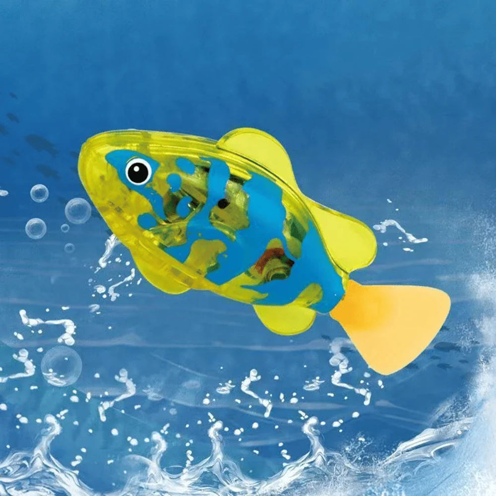 🏆Blitzverkauf⚡Schwimmfisch mit LED-Licht für die Badewanne