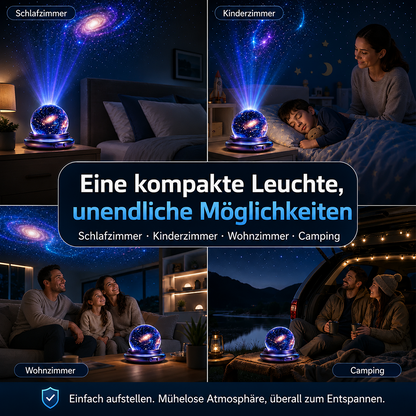 🔮 Nachtlicht-Projektor – intelligenter holografischer Sternenprojektor up
