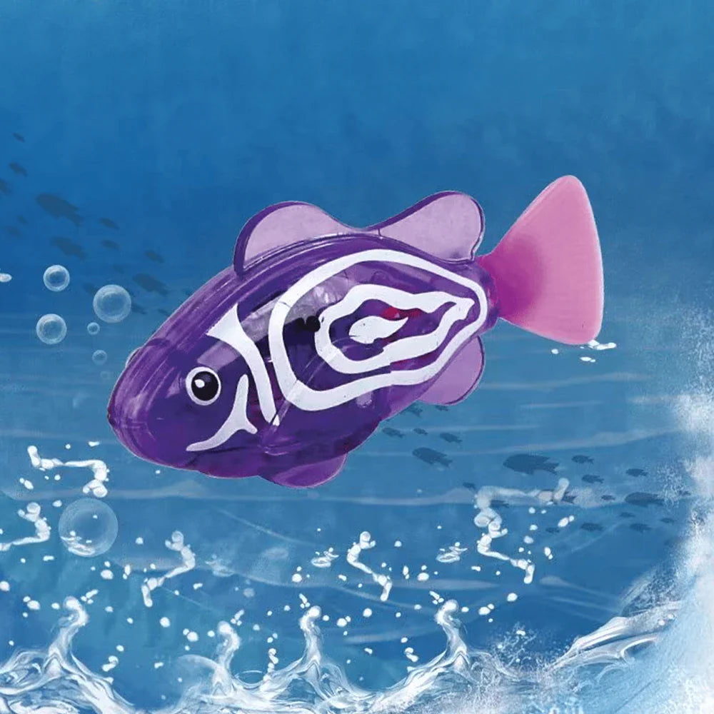 🏆Blitzverkauf⚡Schwimmfisch mit LED-Licht für die Badewanne