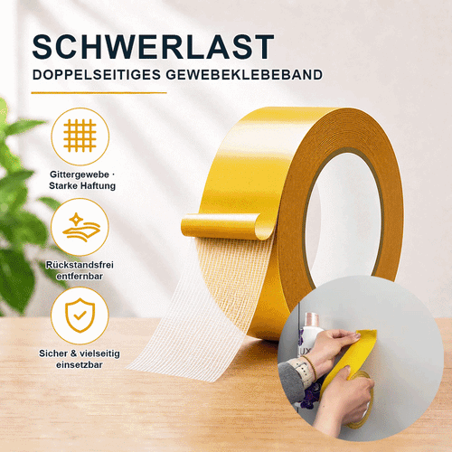 🔥 Kaufe 1 erhalte 1 gratis ✨ Lovyanocosh® Extra starkes doppelseitiges Klebeband