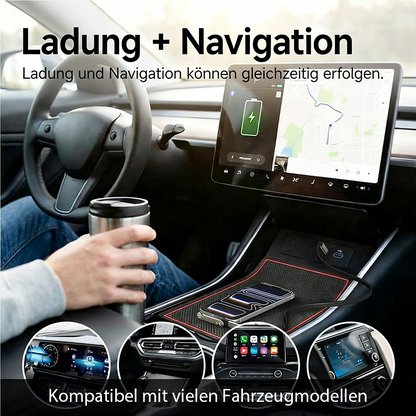 Tinycarry® 240W SuperCharge 360° drehbare unsichtbare Halterung, abnehmbares 2‑in‑1 Ladekabel, Zinklegierung & Silikon, Type‑C Kabel, kompatibel mit Apple und Samsung, unverzichtbar für Gaming, Büro und Auto up