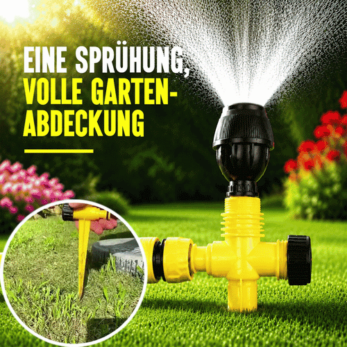 🏡 2 zum Preis von 1 ✨ 360° drehbarer automatischer Rasensprenger für Garten und Rasen