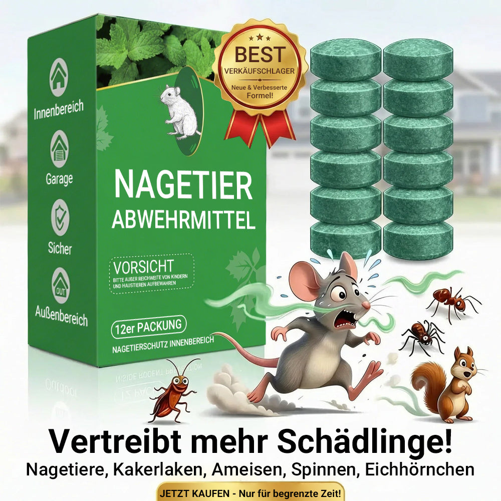 LETZTER TAG: 50% RABATT ✨ 12er-Pack beliebte natürliche Nagetier-Abwehrkugeln, natürliche Schädlingsabwehr 🎁