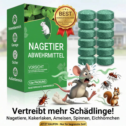 LETZTER TAG: 50% RABATT ✨ 12er-Pack beliebte natürliche Nagetier-Abwehrkugeln, natürliche Schädlingsabwehr 🎁