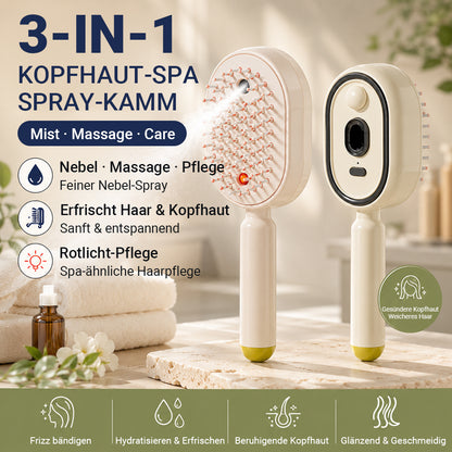 🔥Tagesangebot 60 % RABATT🔥Elektrischer Sprüh-Air-Cushion-Massagekamm