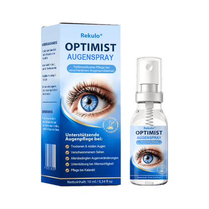 Rekulo® OptiMist Augenspray ✅ Für trockene Augen, verschwommene Sicht, Augenbelastung und Alterssichtigkeit 👀🍀