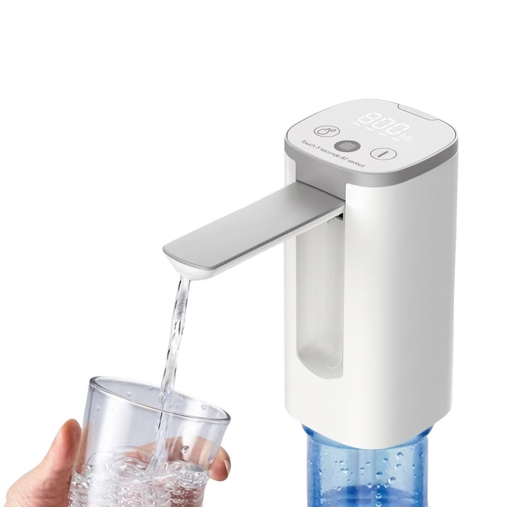 Remifa® Smarte Faltbare Elektrische Wasserpumpe – Automatische Mengenregelung, Kindersicherung & 30 Tage Akkulaufzeit