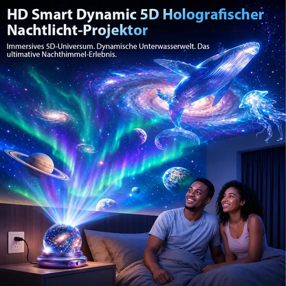 🔮 Nachtlicht-Projektor – intelligenter holografischer Sternenprojektor up