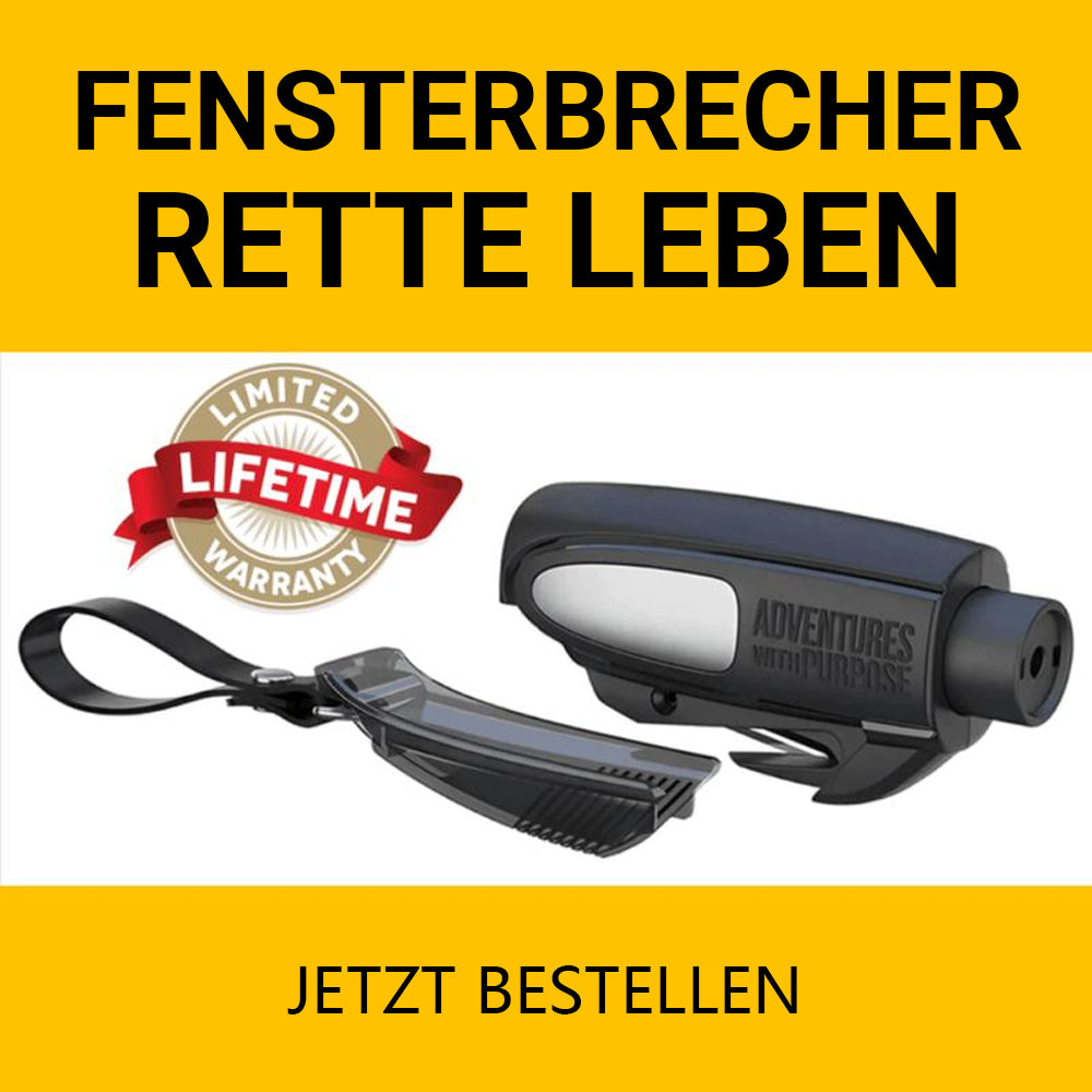 2-in-1 Notfall-Glasbrecher & Gurtmesser✨