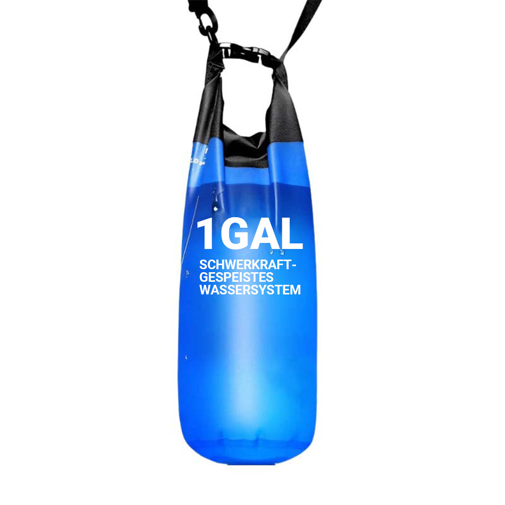 Tragbares Schwerkraft-Wasserfiltersystem – 3.79L/6L Outdoor-Wasserbeutel – Ideal für Camping, Wandern & Notfallvorsorge