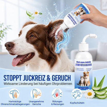 👩‍⚕️ Celsiora® Ohrenreinigungslösung für Haustiere ✅Bekämpft Ohrgeruch, hartnäckige Ohrenschmalzablagerungen, Hefebildung & lästiges Kratzen