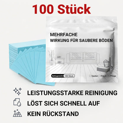 🧼🎁 IEY® 100 Stück Bodenreinigungstabletten – Antibakterieller Allzweckreiniger für Hartholz, Fliesen & Laminat