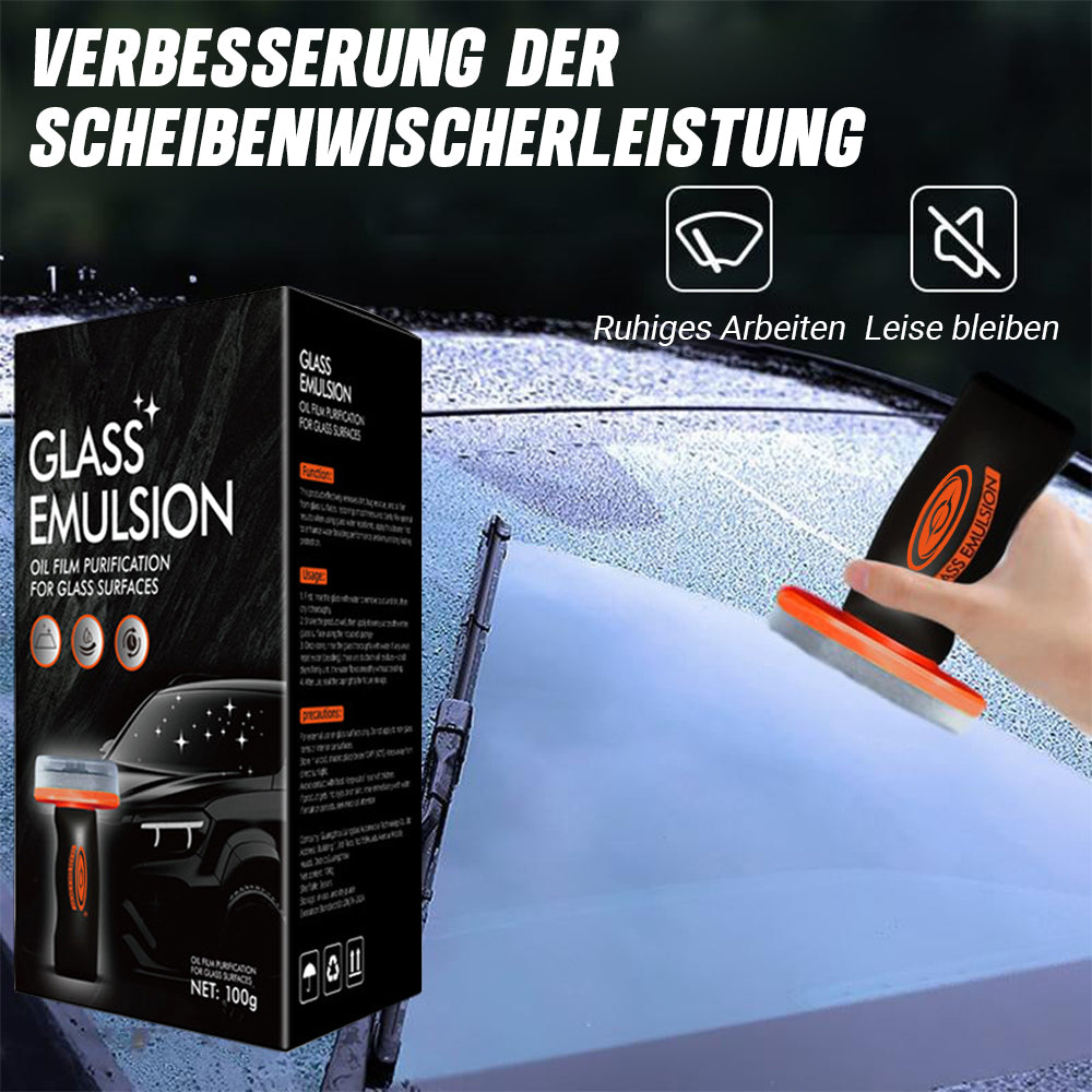 3-in-1 Glas-Reinigungspaste✨Entfernt Ölfilm & Fett, Anti-Blendschutz