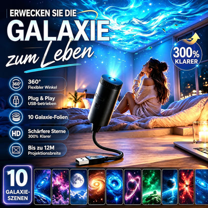 💡BVJ® Plug-and-Play HD Galaxy & Ozean Projektor-Nachtlicht🥳 50.000+ zufriedene Nutzer