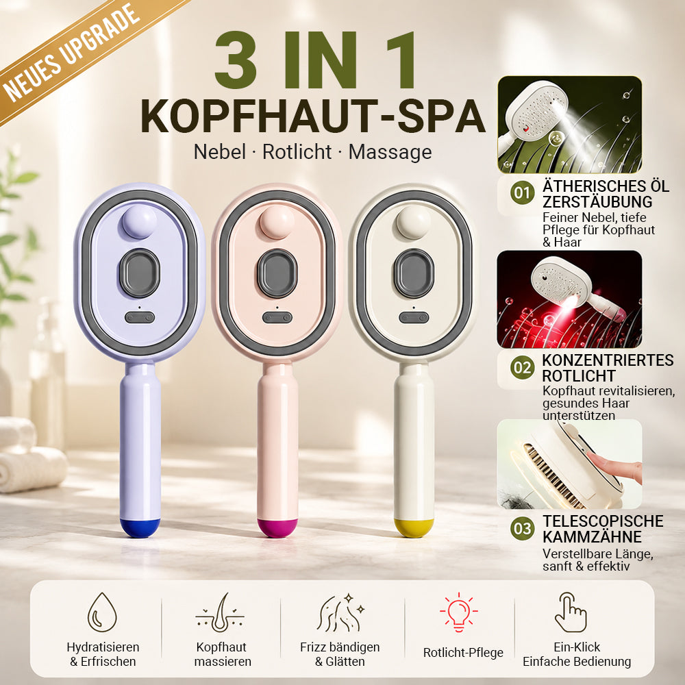🔥Tagesangebot 60 % RABATT🔥Elektrischer Sprüh-Air-Cushion-Massagekamm