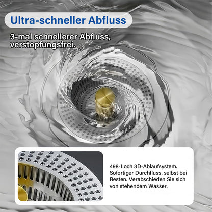 3-in-1 Edelstahl Küchenspülen-Sieb ✨Ideal zum Filtern, Stauen und Stoppen von Gerüchen