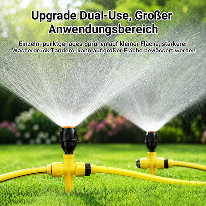🏡 2 zum Preis von 1 ✨ 360° drehbarer automatischer Rasensprenger für Garten und Rasen