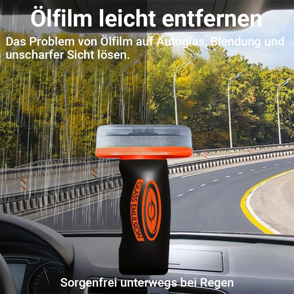 3-in-1 Glas-Reinigungspaste✨Entfernt Ölfilm & Fett, Anti-Blendschutz