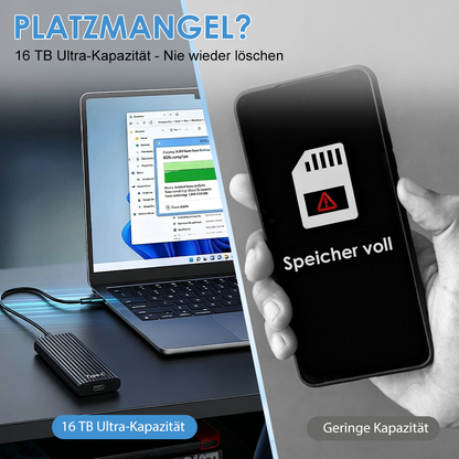 🏆Blitzverkauf⚡Über 50.000 verkauft! Fast ausverkauft – 🔥16TB tragbare Mini-SSD mit großer Kapazität und Type-C⚡