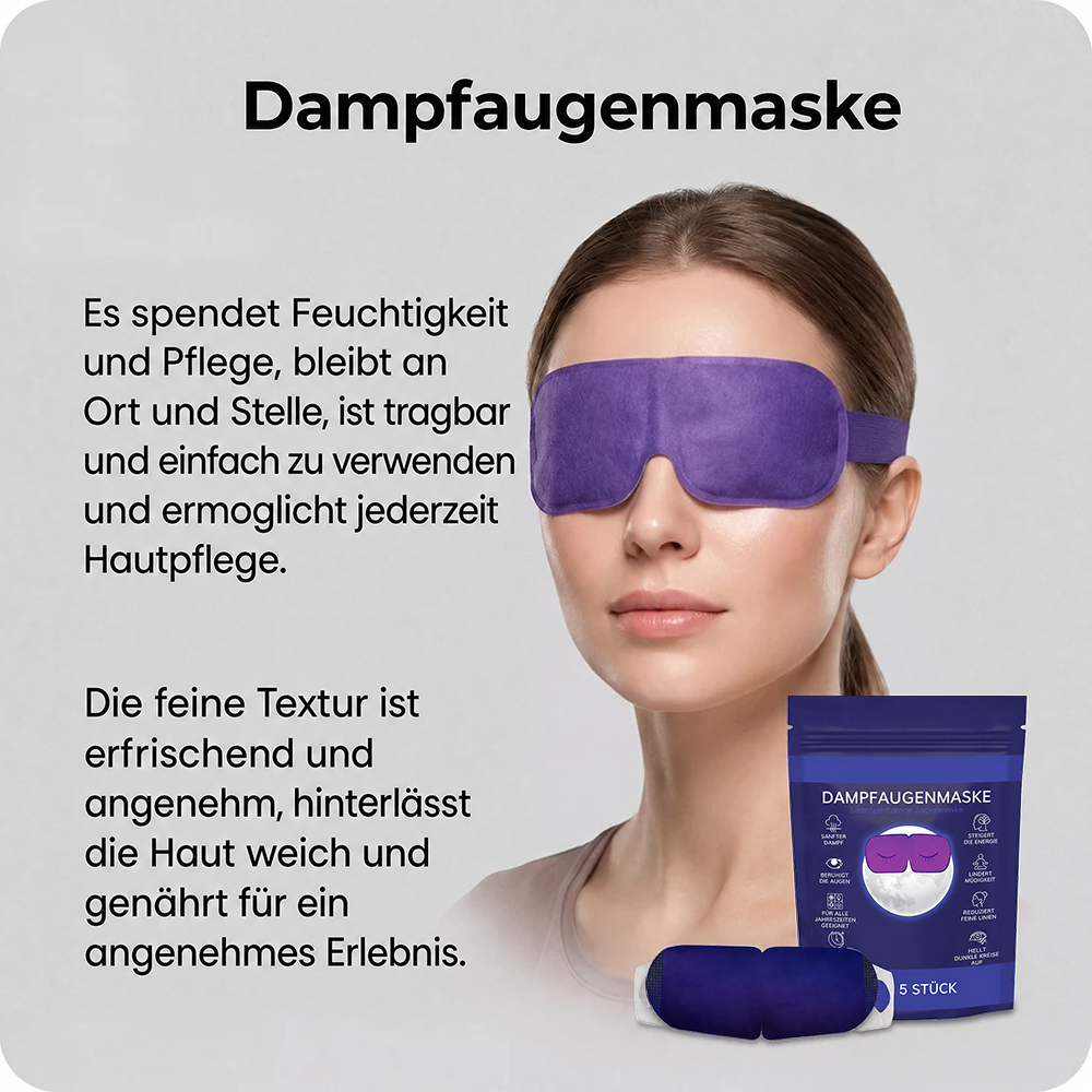 🥰Selbsterwärmende Dampf-Augenmaske – Warme Augenkompresse 🥰