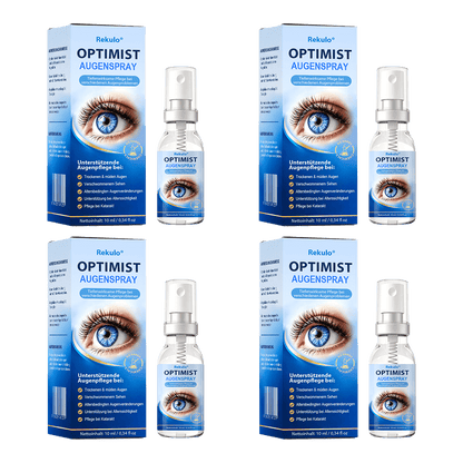 Rekulo® OptiMist Augenspray ✅ Für trockene Augen, verschwommene Sicht, Augenbelastung und Alterssichtigkeit 👀🍀