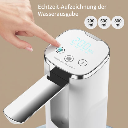 Remifa® Smarte Faltbare Elektrische Wasserpumpe – Automatische Mengenregelung, Kindersicherung & 30 Tage Akkulaufzeit