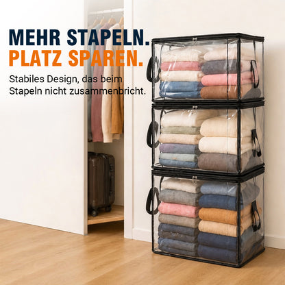 🎁 LETZTER TAG: 50% RABATT ✨ 📦Große, robuste und dicke durchsichtige Aufbewahrungstasche