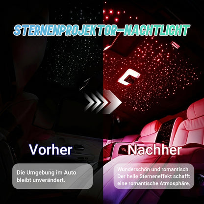 4-in-1 Auto-Schnellladegerät✨80cm Retractable Kabel & LED-Sternenhimmel– Passend für alle Fahrzeugtypen