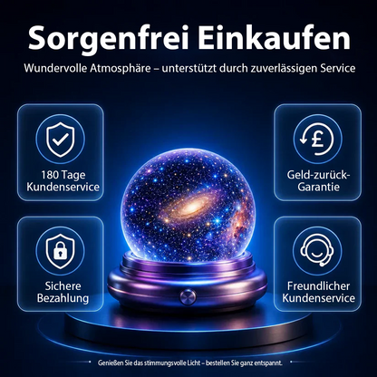 🔮 Nachtlicht-Projektor – intelligenter holografischer Sternenprojektor up
