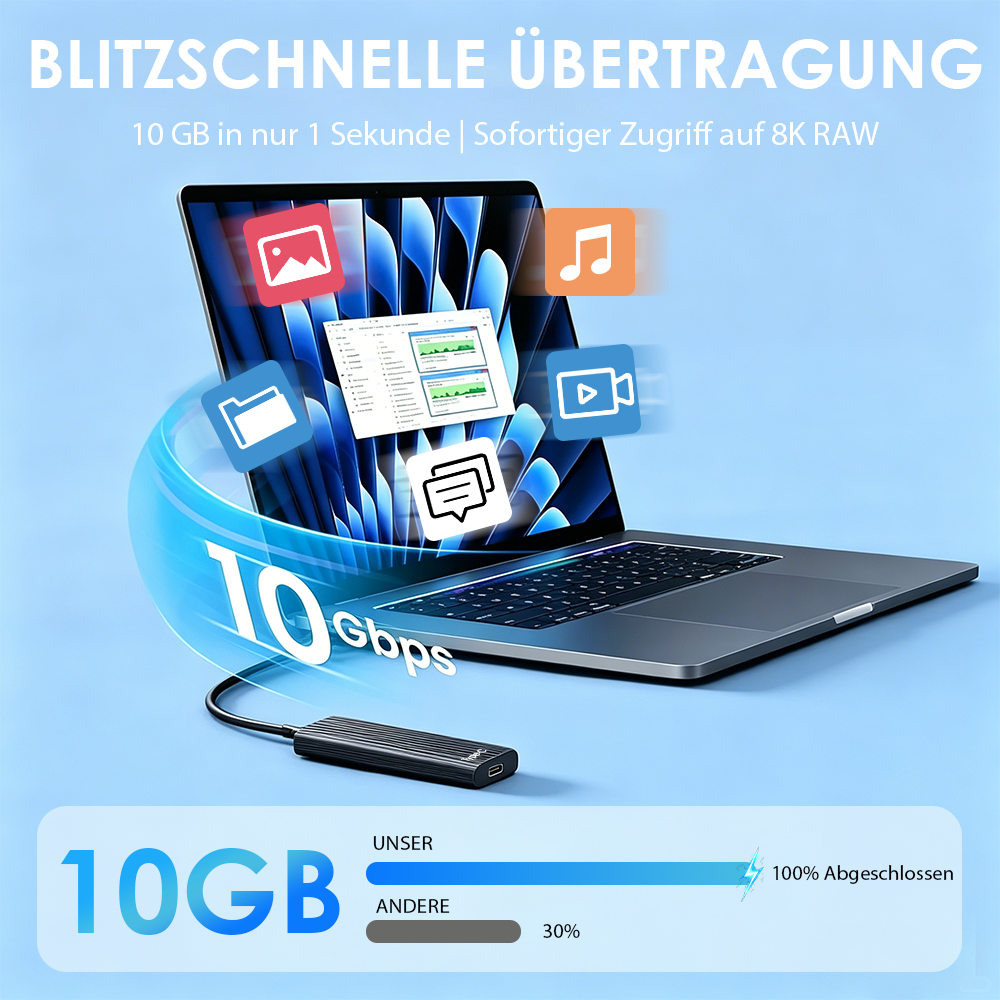 🏆Blitzverkauf⚡Über 50.000 verkauft! Fast ausverkauft – 🔥16TB tragbare Mini-SSD mit großer Kapazität und Type-C⚡