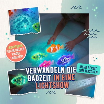 🏆Blitzverkauf⚡Schwimmfisch mit LED-Licht für die Badewanne