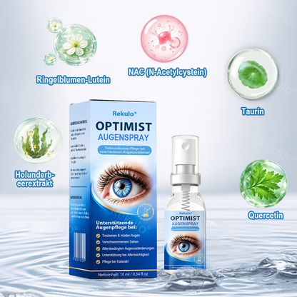 Rekulo® OptiMist Augenspray ✅ Für trockene Augen, verschwommene Sicht, Augenbelastung und Alterssichtigkeit up