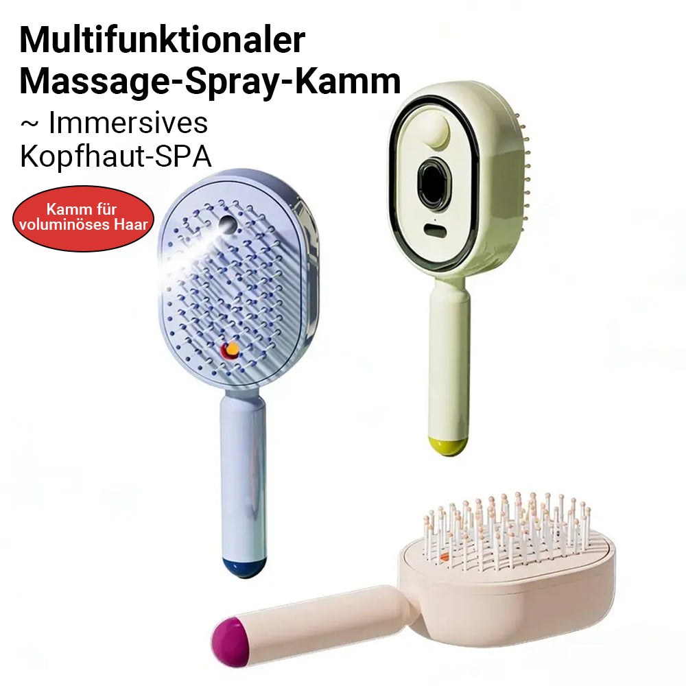 🔥Tagesangebot 60 % RABATT🔥Elektrischer Sprüh-Air-Cushion-Massagekamm