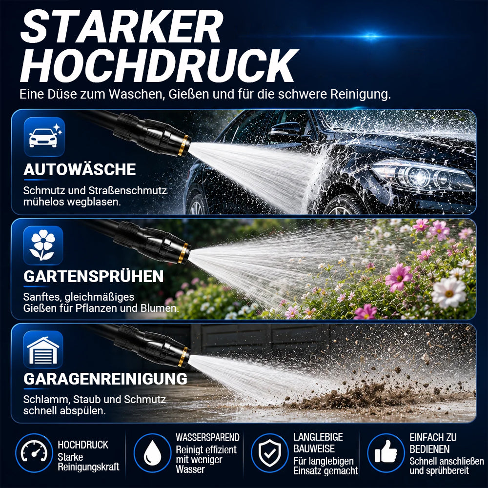 🚗 LETZTER TAG: 50% RABATT ✨ Lovyanocosh® Kraftvolle Hochdruck-Gartenspritze & Autowäsche für Zuhause 🔥
