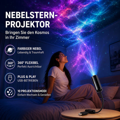 💡BVJ® Plug-and-Play HD Galaxy & Ozean Projektor-Nachtlicht🥳 50.000+ zufriedene Nutzer