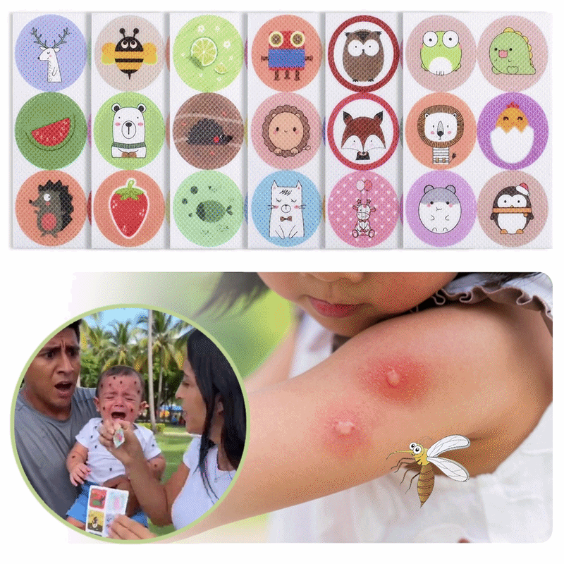 🔥HEIßER VERKAUF 🌟Mückenschutz-Cartoon-Sticker für Kinder & Erwachsene
