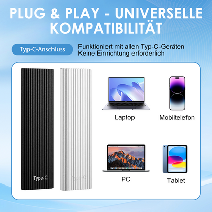 🏆Blitzverkauf⚡Über 50.000 verkauft! Fast ausverkauft – 🔥16TB tragbare Mini-SSD mit großer Kapazität und Type-C⚡