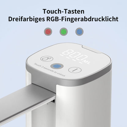 Remifa® Smarte Faltbare Elektrische Wasserpumpe – Automatische Mengenregelung, Kindersicherung & 30 Tage Akkulaufzeit