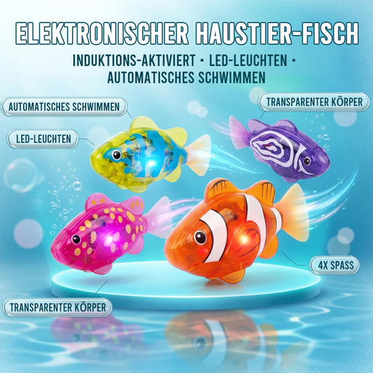 🏆Blitzverkauf⚡Schwimmfisch mit LED-Licht für die Badewanne