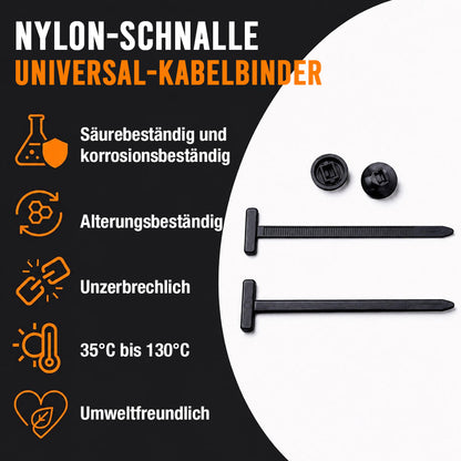 Räumungsverkauf mit 50 % Rabatt 🔥 Nylon Universal-Kabelbinder-Schnalle