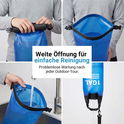 Tragbares Schwerkraft-Wasserfiltersystem – 3.79L/6L Outdoor-Wasserbeutel – Ideal für Camping, Wandern & Notfallvorsorge