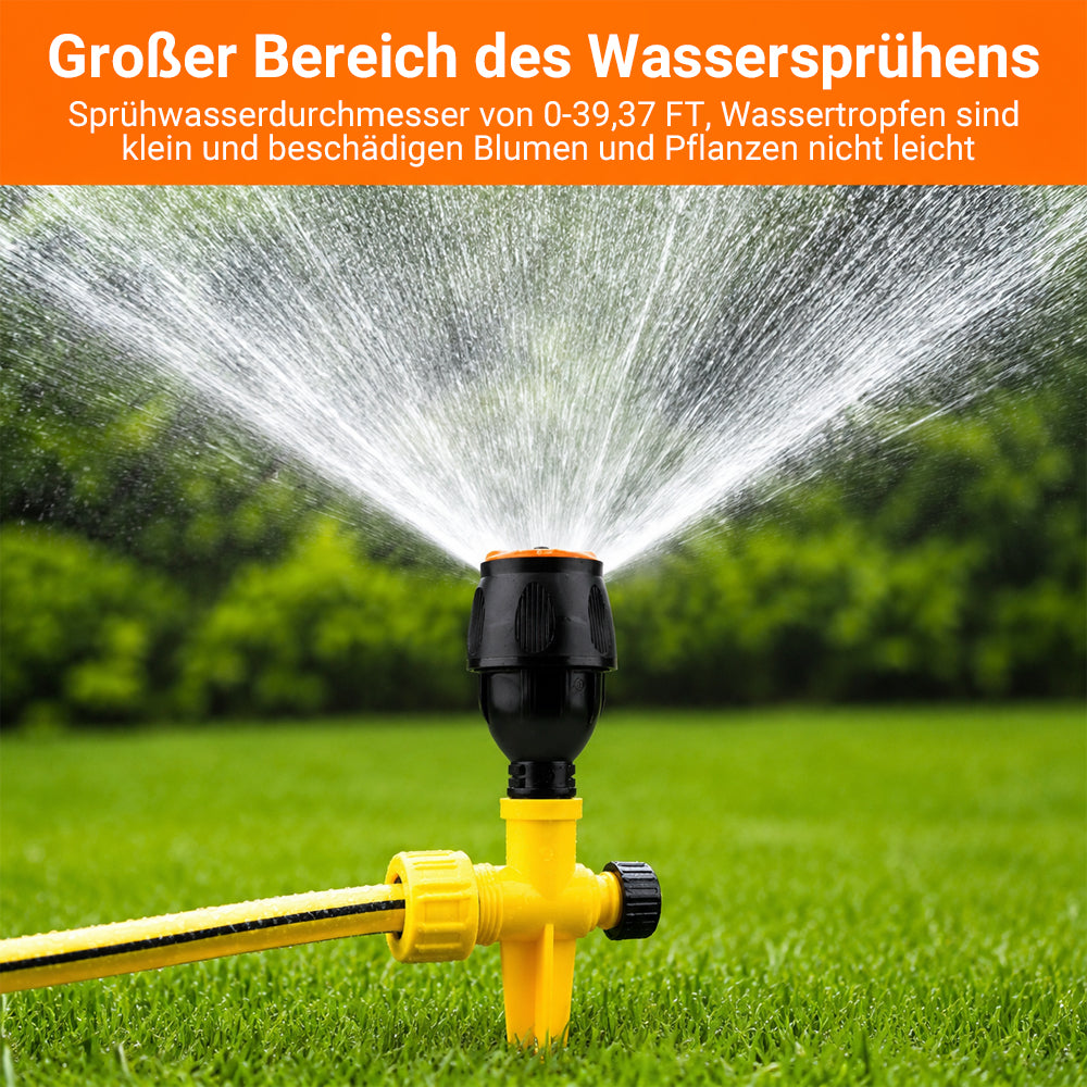 🏡 2 zum Preis von 1 ✨ 360° drehbarer automatischer Rasensprenger für Garten und Rasen