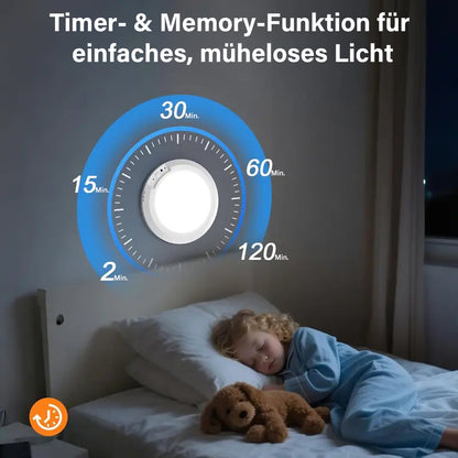 2026 Modell: Magnetische Sensor-Deckenleuchte – Wiederaufladbar & mit Fernbedienung✨Kabellose Montage für Schrank, Bad, Flur und Treppen