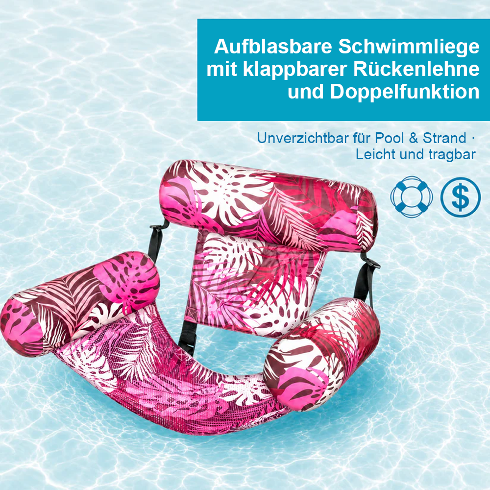 🔥Heißer Sale – 50% Rabatt💺🌴 Aufblasbarer Schwimmsessel – Ihr ultimatives Sommer-Must-Have 🌊