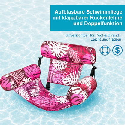 🔥Heißer Sale – 50% Rabatt💺🌴 Aufblasbarer Schwimmsessel – Ihr ultimatives Sommer-Must-Have 🌊