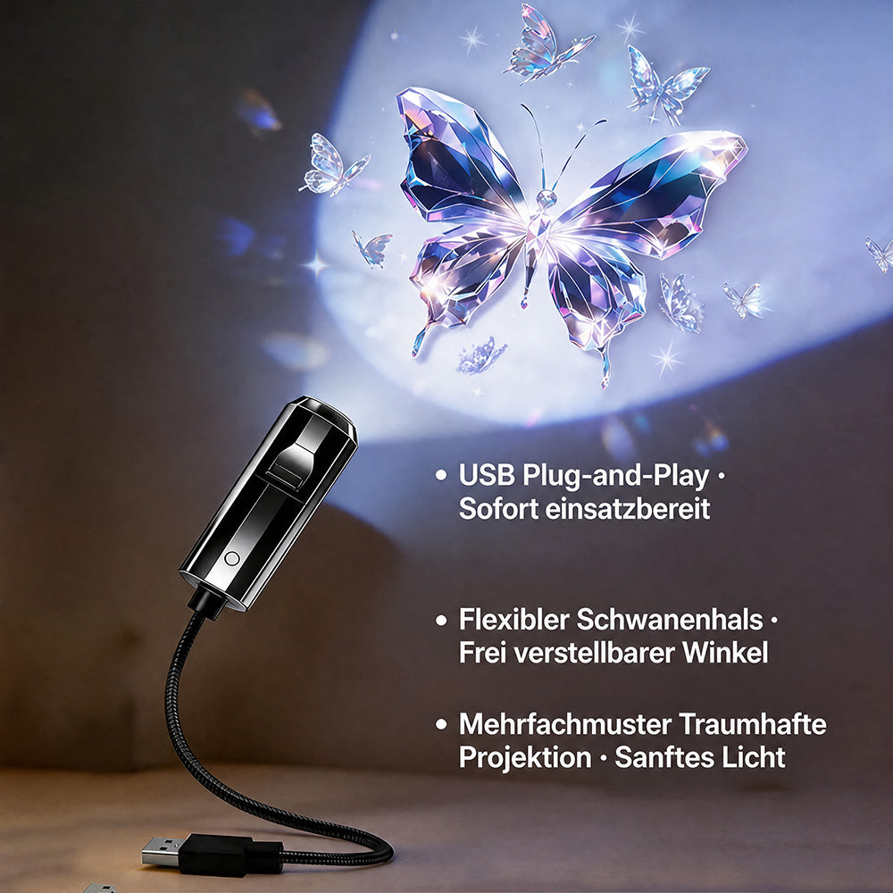 💡BVJ® Plug-and-Play HD Galaxy & Ozean Projektor-Nachtlicht🥳 50.000+ zufriedene Nutzer