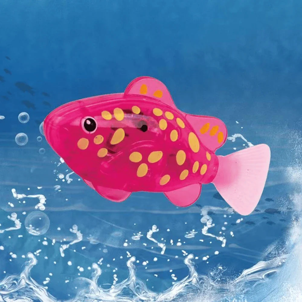 🏆Blitzverkauf⚡Schwimmfisch mit LED-Licht für die Badewanne