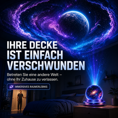🔮 Nachtlicht-Projektor – intelligenter holografischer Sternenprojektor up