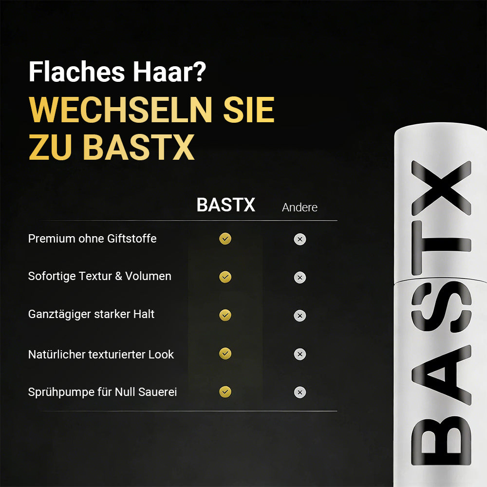 BASTX Hair Texture Powder ✨ Sofortiges Volumen & Textur | Federleichtes, mattes Finish | Einfach & Effektiv